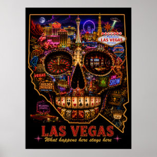 Arte de cráneo de Las Vegas   Estado de ánimo