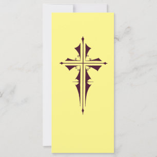 Arte de Cruz Cristiana Púrpura Real