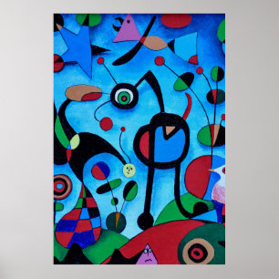 arte de cuadros de joan miro, arte abstracto