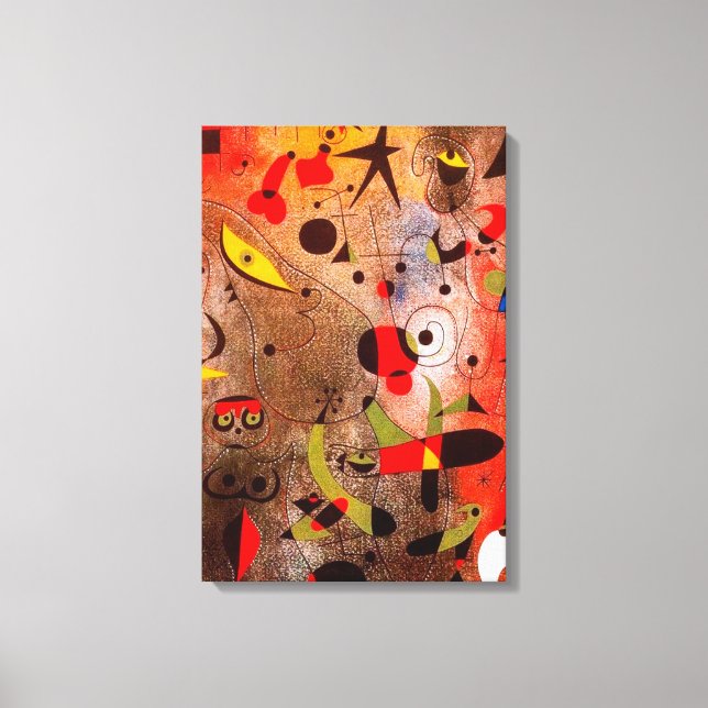 arte de cuadros de joan miro, arte abstracto (Anverso)