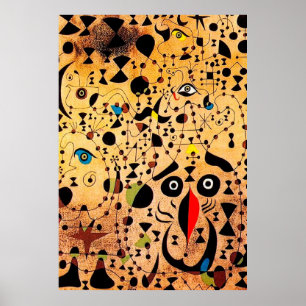 arte de cuadros de joan miro, arte abstracto
