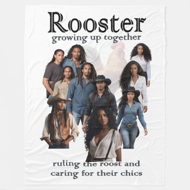 Arte de cubierta de Rooster Grow Up Together Manta (Anverso)