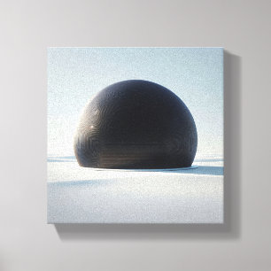Arte de cúpula negra minimalista moderna - Futuris