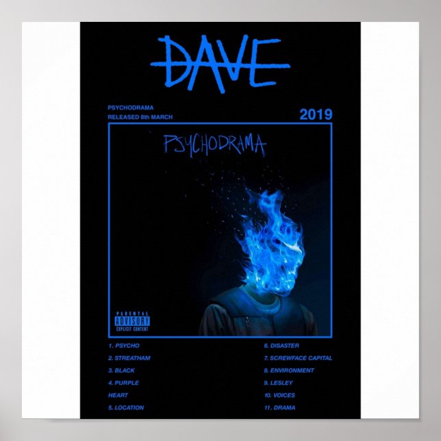 Arte de Dave Psychodrama (Frente)