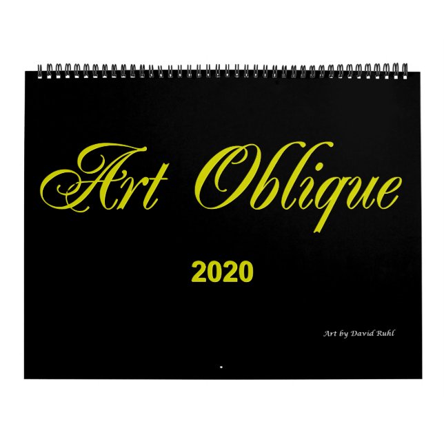 Arte de David Ruhl - Calendario 2020 (Tapa)