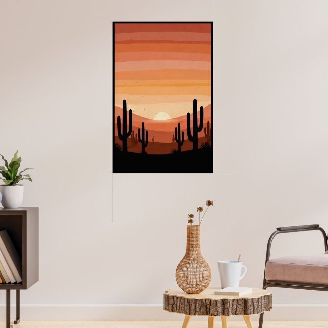 Arte de degradado de terracota ocre (Salón 3)