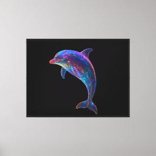 Arte de delfín brillante