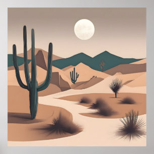 Arte de desierto minimalista