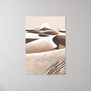 Arte de desierto minimalista