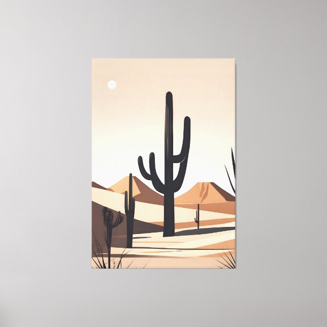 Arte de desierto minimalista (Anverso)