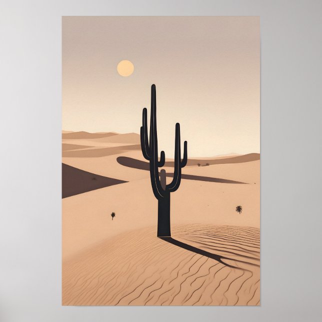 Arte de desierto minimalista (Frente)