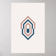 Arte de diamante geométrico escandinavo