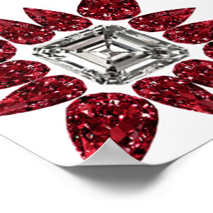 Arte de Diamante Rojo