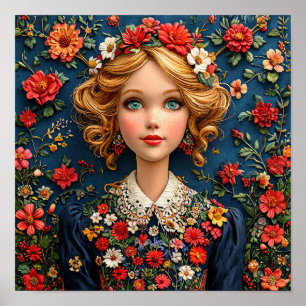 arte de dibujos animados de Mary Poppins