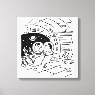 Arte de dibujos animados en blanco y negro de una