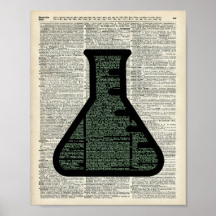 Arte de diccionario de tubo de prueba