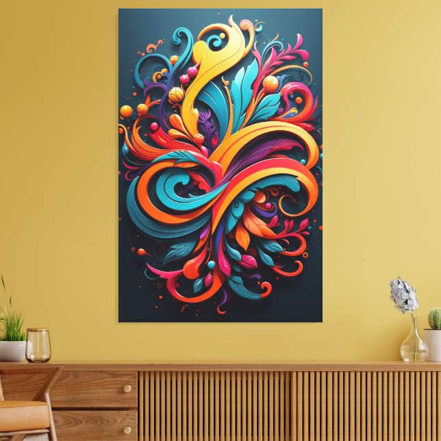 Arte de diseño de flores (Insitu (Sala de estar))