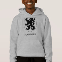 Arte de diseño gráfico del león de Flandes