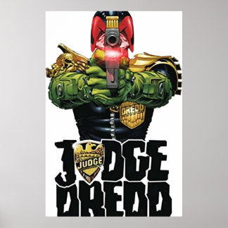 arte de diseño para juez dredd