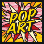 Arte de diversiones POP ART Retro Libro Pop Art<br><div class="desc">Un divertido,  fresco y moderno diseño inspirado en el arte pop del libro de historietas retro que pone el wham,  zap,  pow en tu día. El regalo perfecto para superhéroes,  amigos,  familia o como un regalo para ti mismo. Diseñado por ComicBookPop© en www.zazzle.com/comicbookpop*</div>
