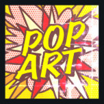 Arte de diversiones POP ART Retro Libro Pop Art<br><div class="desc">Un divertido,  fresco y moderno diseño inspirado en el arte pop del libro de historietas retro que pone el wham,  zap,  pow en tu día. El regalo perfecto para superhéroes,  amigos,  familia o como un regalo para ti mismo. Diseñado por ComicBookPop© en www.zazzle.com/comicbookpop*</div>