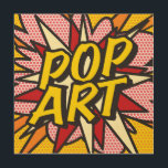 Arte de diversiones POP ART Retro Libro Pop Art<br><div class="desc">Un divertido,  fresco y moderno diseño inspirado en el arte pop del libro de historietas retro que pone el wham,  zap,  pow en tu día. El regalo perfecto para superhéroes,  amigos,  familia o como un regalo para ti mismo. Diseñado por ComicBookPop© en www.zazzle.com/comicbookpop*</div>