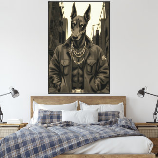 Arte de Doberman para salón, dormitorio o oficina