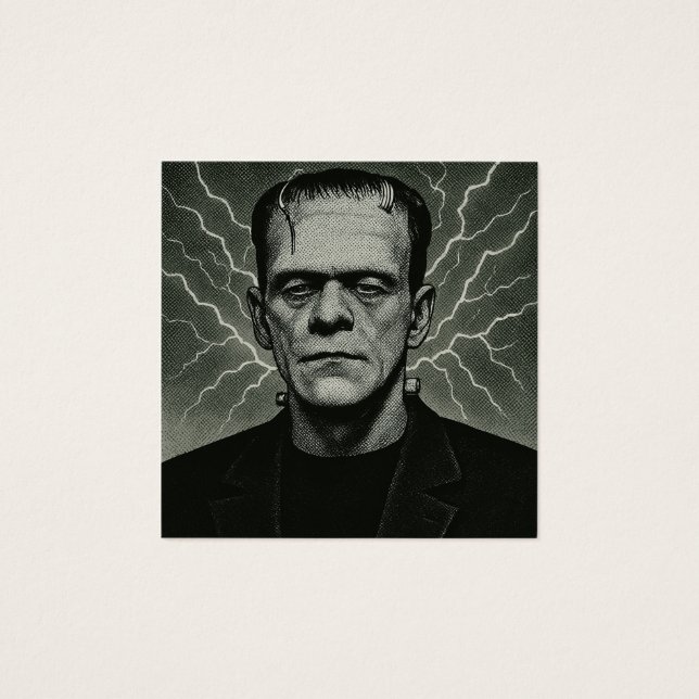 Arte de electricidad Frankenstein (Anverso)