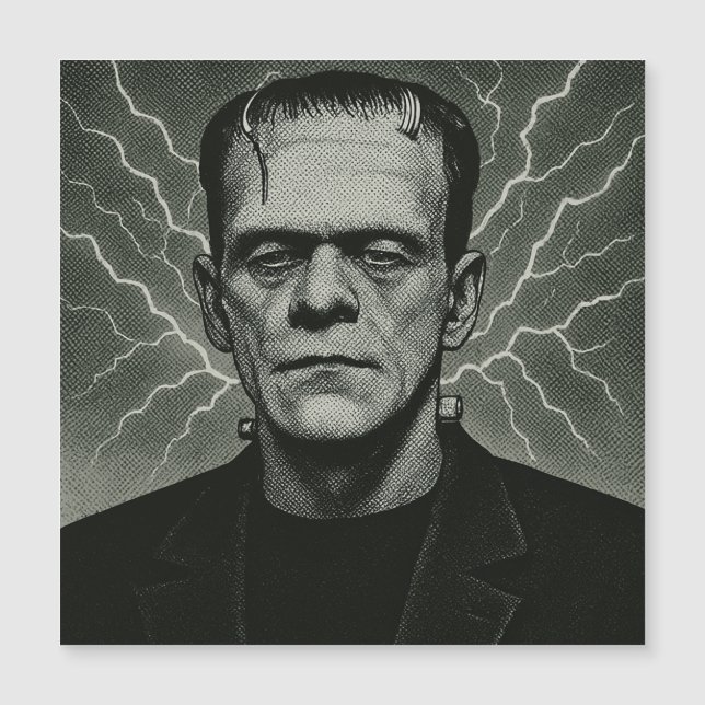 Arte de electricidad Frankenstein (Anverso)