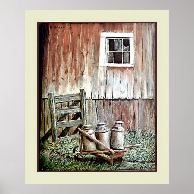 Arte de época, B. Mitchell Milk Jugs (Frente)