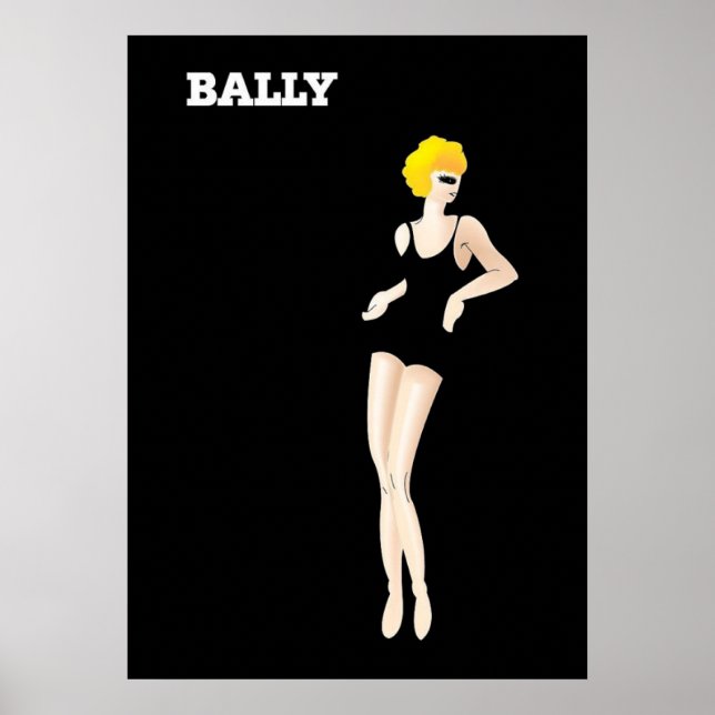 Arte de época Bernard Villemot Bally Shoes (Frente)