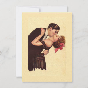Arte de época ~ Pareja Encolada Romántica