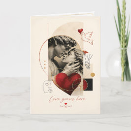 Arte de Escultura de Amor Atemporal | Tarjeta de P