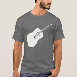 Arte de esquema - camisetas de dibujo de guitarra