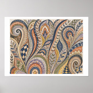 arte de estilo paisley