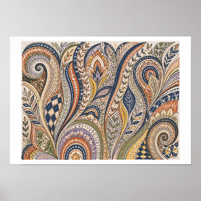 arte de estilo paisley (Frente)