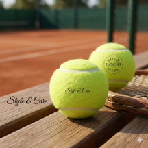 Arte de estilo promocional de pelota de tenis de m