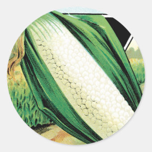 Arte de etiqueta de paquete de semillas antiguas, 