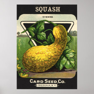 Arte de etiqueta de paquete de semillas vintage Ca