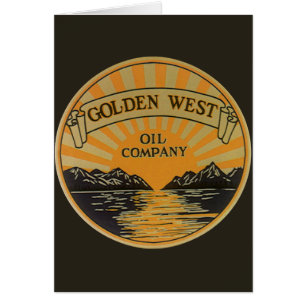Arte de etiqueta de producto antiguo, Golden West