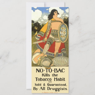 Arte de etiqueta de producto vintage, No a Bac, De