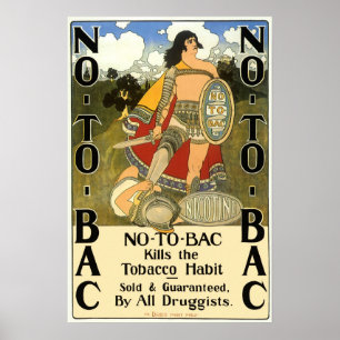 Arte de etiqueta de producto vintage, No a Bac, De