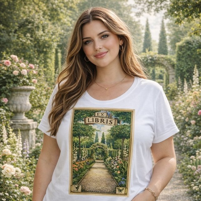 Arte de Ex Libris Antiguo de Sendero de Jardín (Subido por el creador)