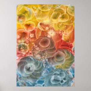 Arte de explosión de color de energía abstracta pi
