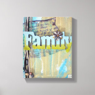 Arte de familia de medios mixtos