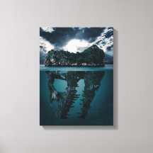 Arte de fantasía abstracta Isla