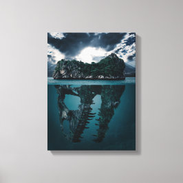 Arte de fantasía abstracta Isla