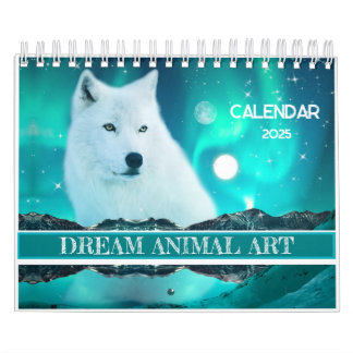 Arte de fantasía animal Calendario 2025