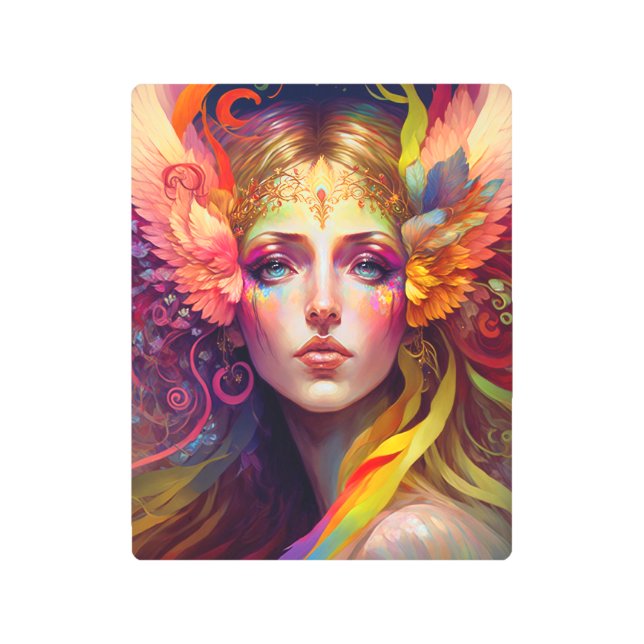 Arte de fantasía de diosa arcoiris (Anverso)