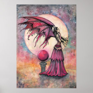 Arte de fantasía de hadas al anochecer por Molly H